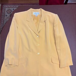 Jones New York Women's Yellow Blazer